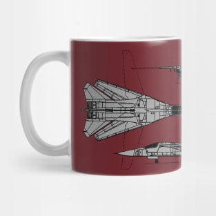 F-111 Aardvark Tri-view Mug